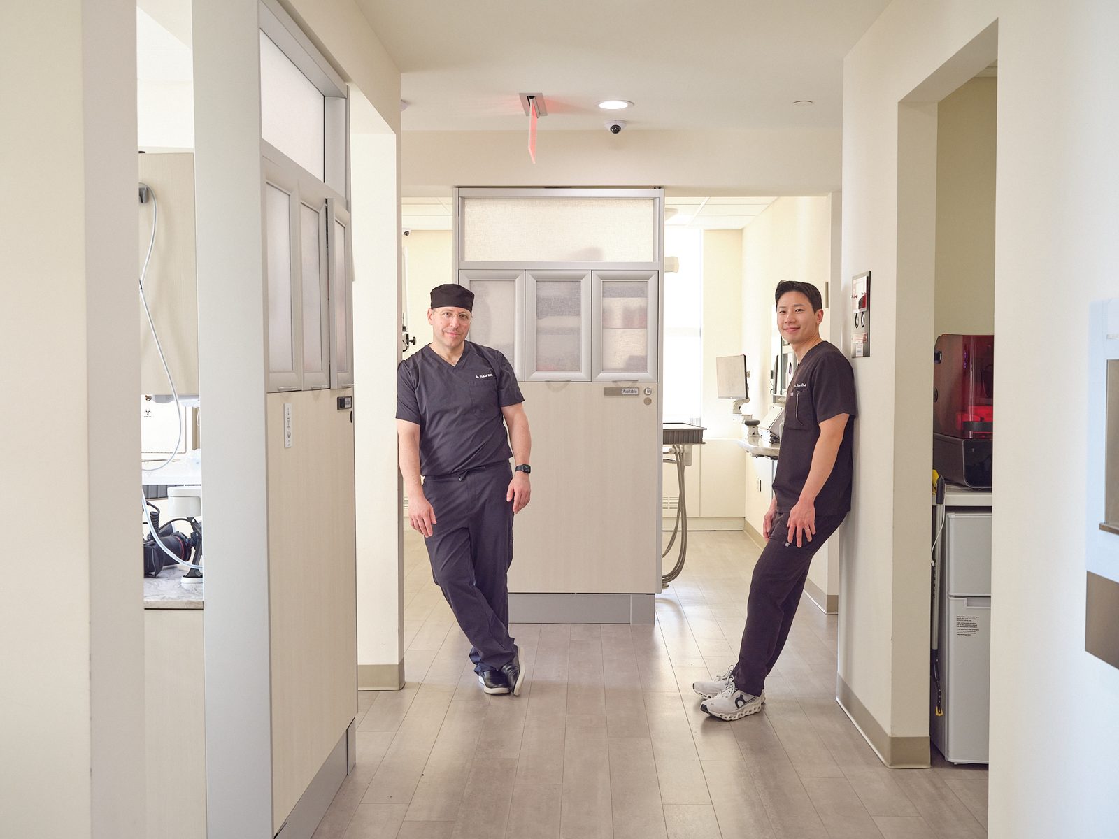 Dr. Zidile and Dr. Choi at Brooklyn Periodontics
